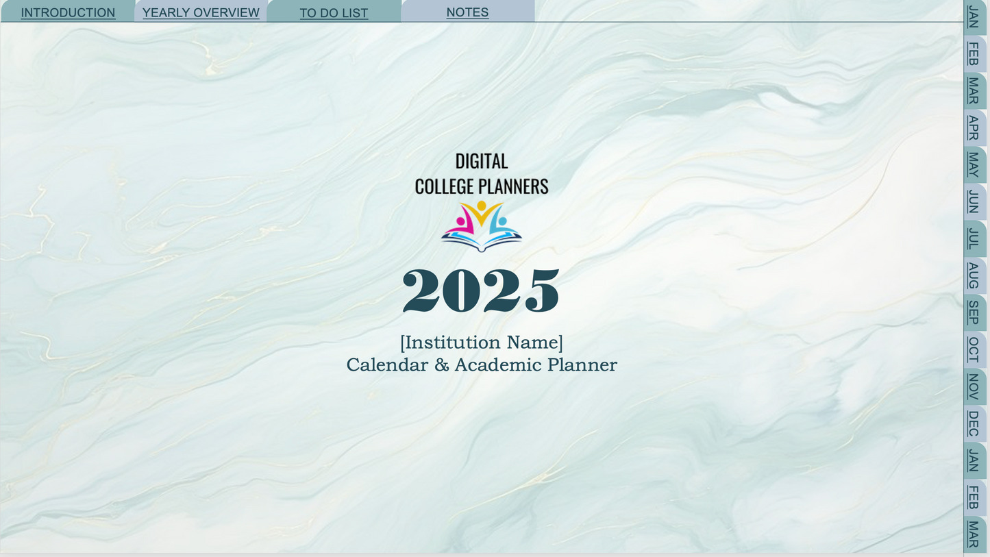 University of New South Wales  Full Year 2025 Planner